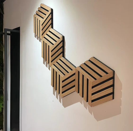 Sound Proof Akupanel Veneer Slats Slatted suppliers